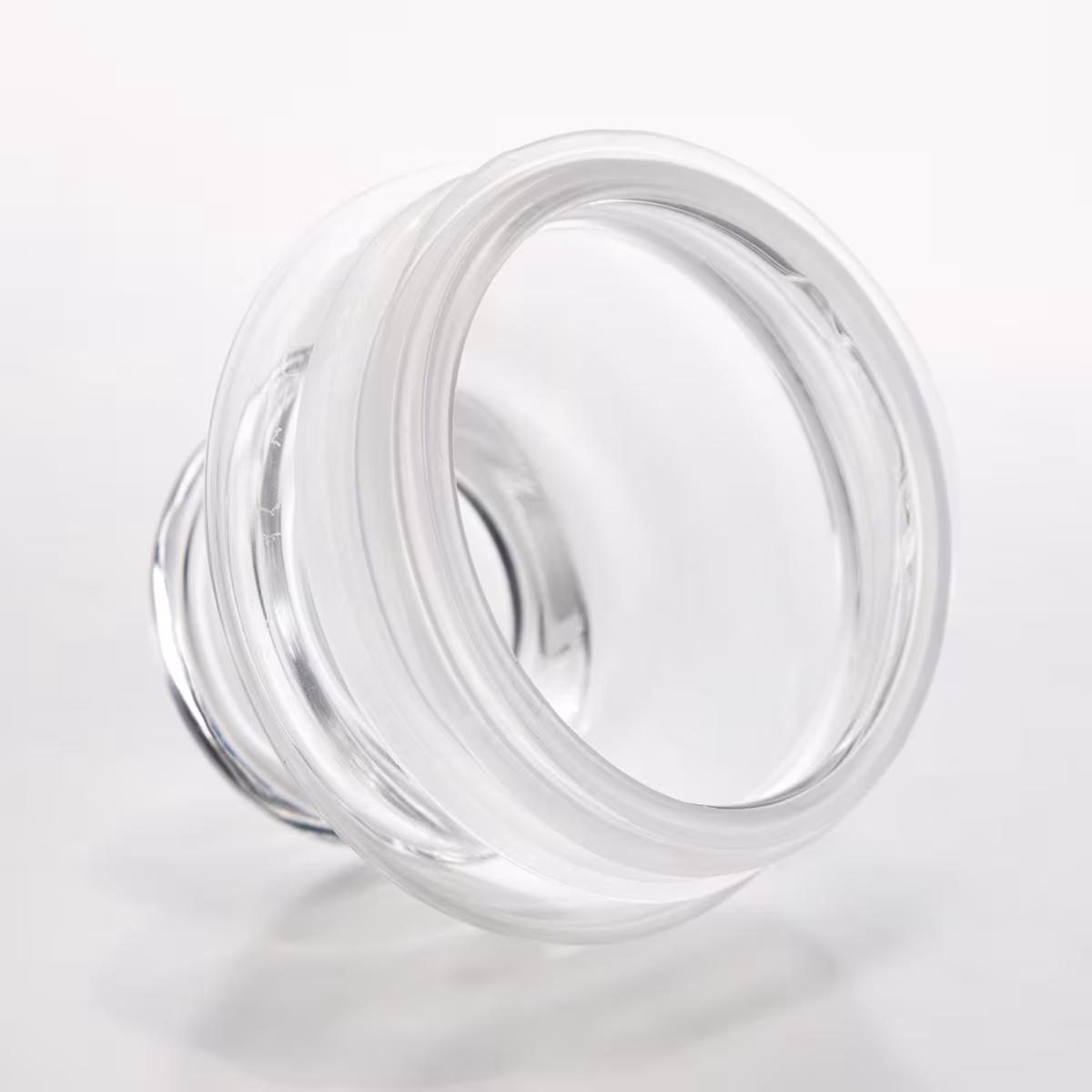 OCEAN Set of 2 Glass Pop Jars - 1L in Transparent