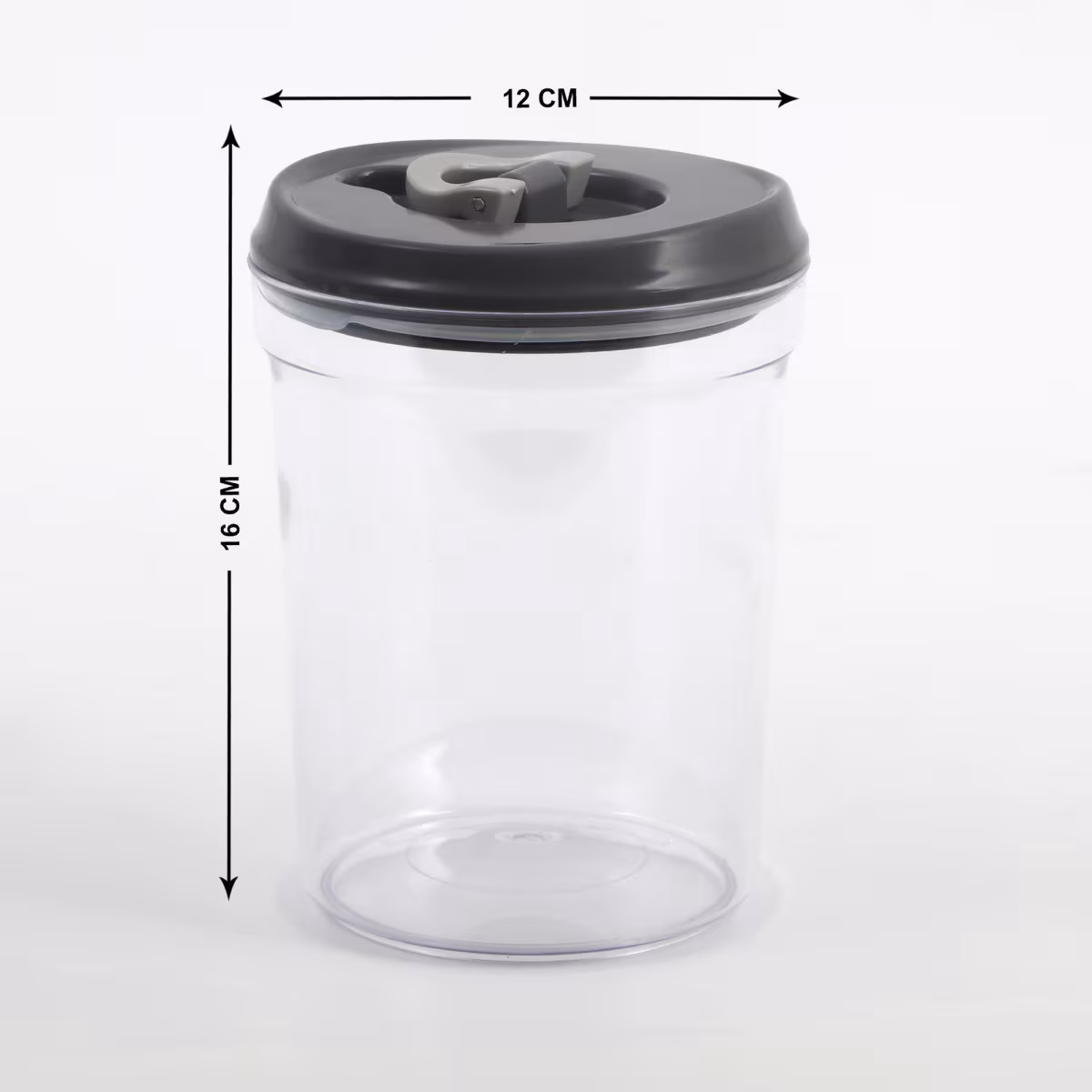 Genesis Sterling Set of 6 Storage Jars - 1L in Grey