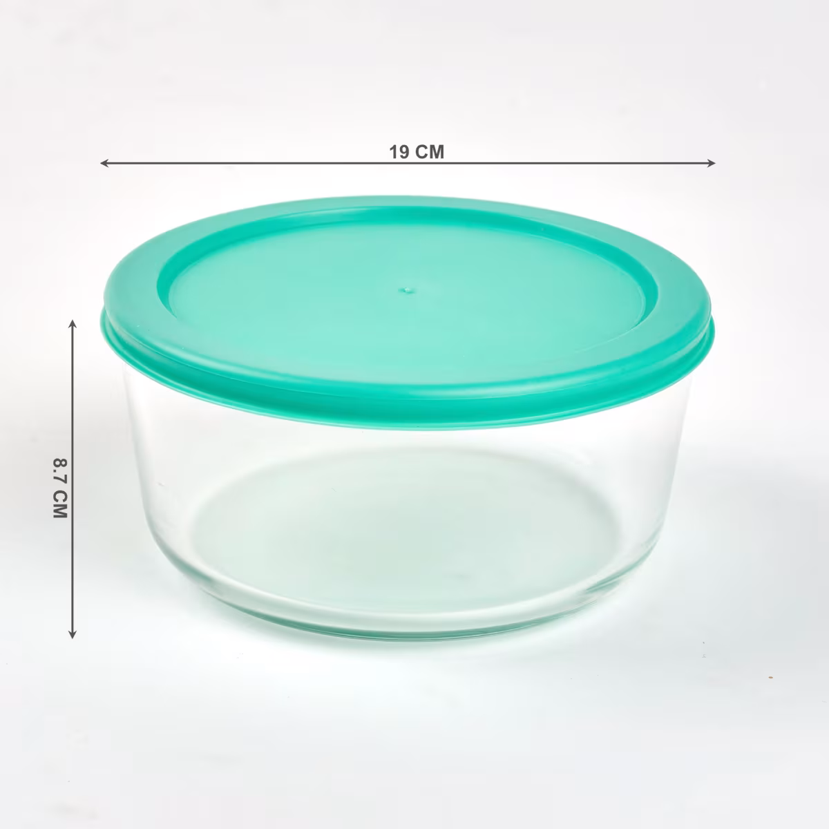 Siattle Aston 10Pcs Glass Jars Set in Teal