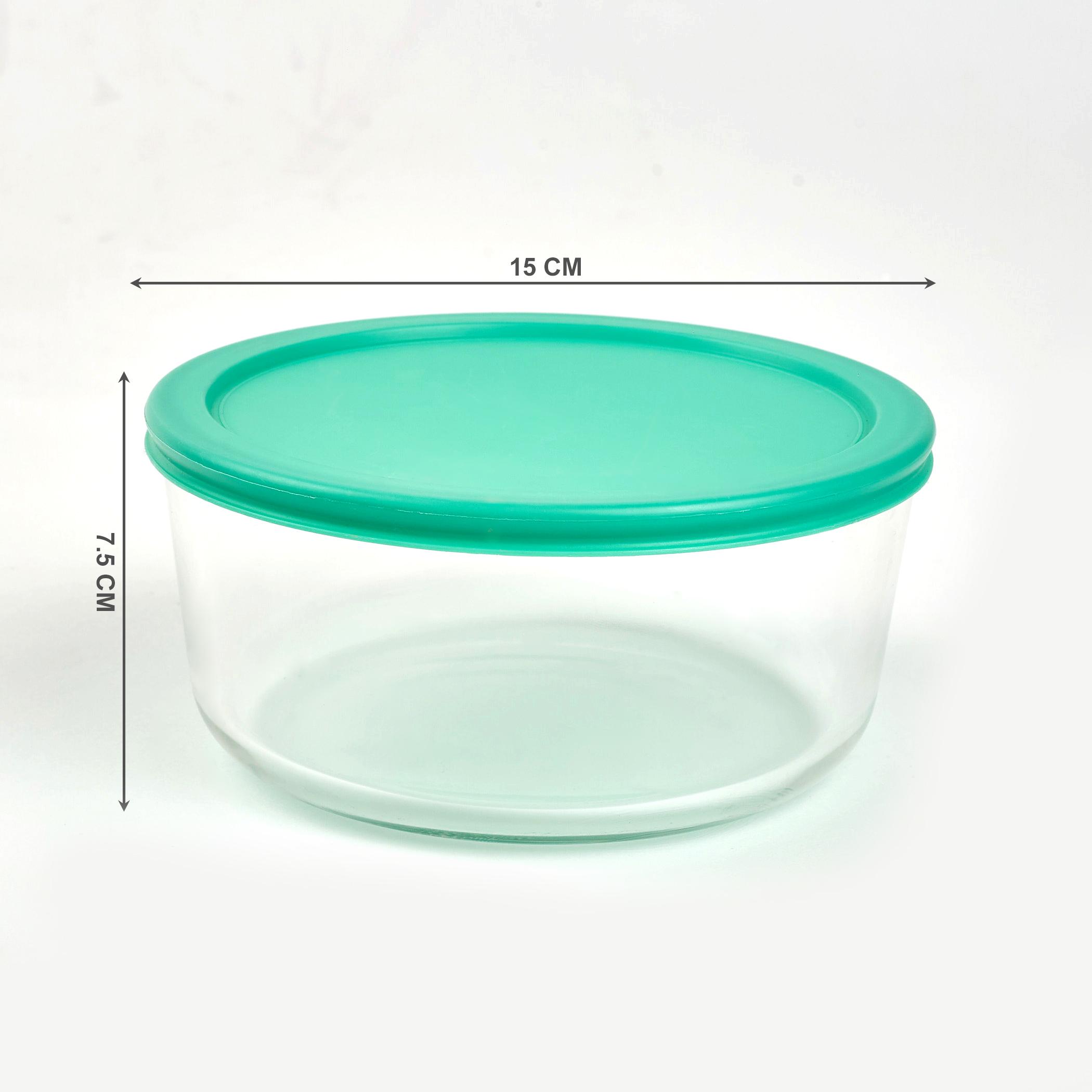 Siattle Aston 10Pcs Glass Jars Set in Teal