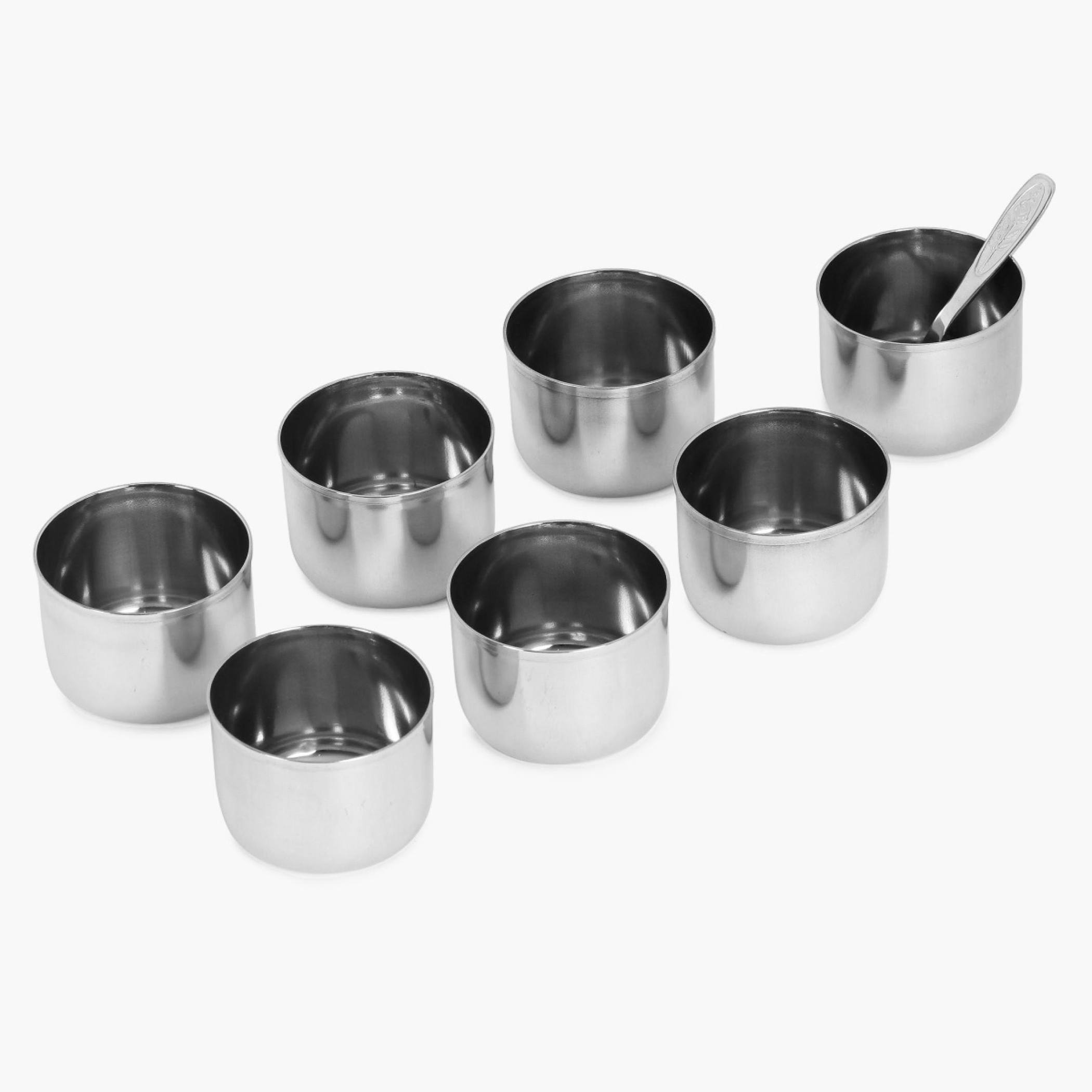 Glovia Weston Stainless Steel Spice Box in Silver