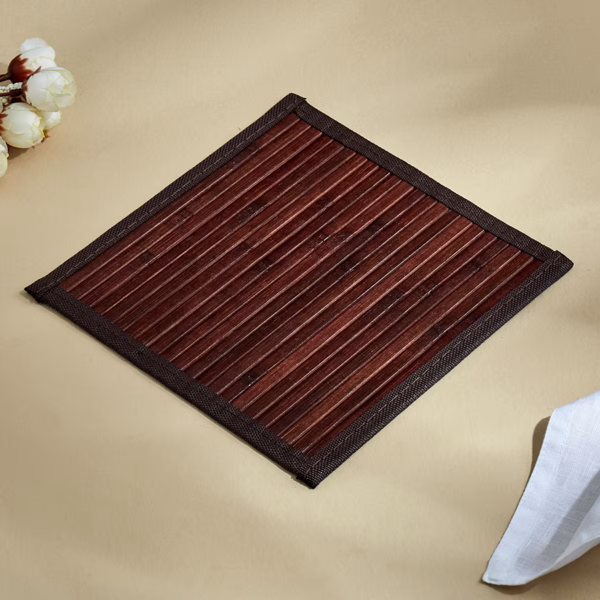 Habitat Bamboo Trivet in Brown