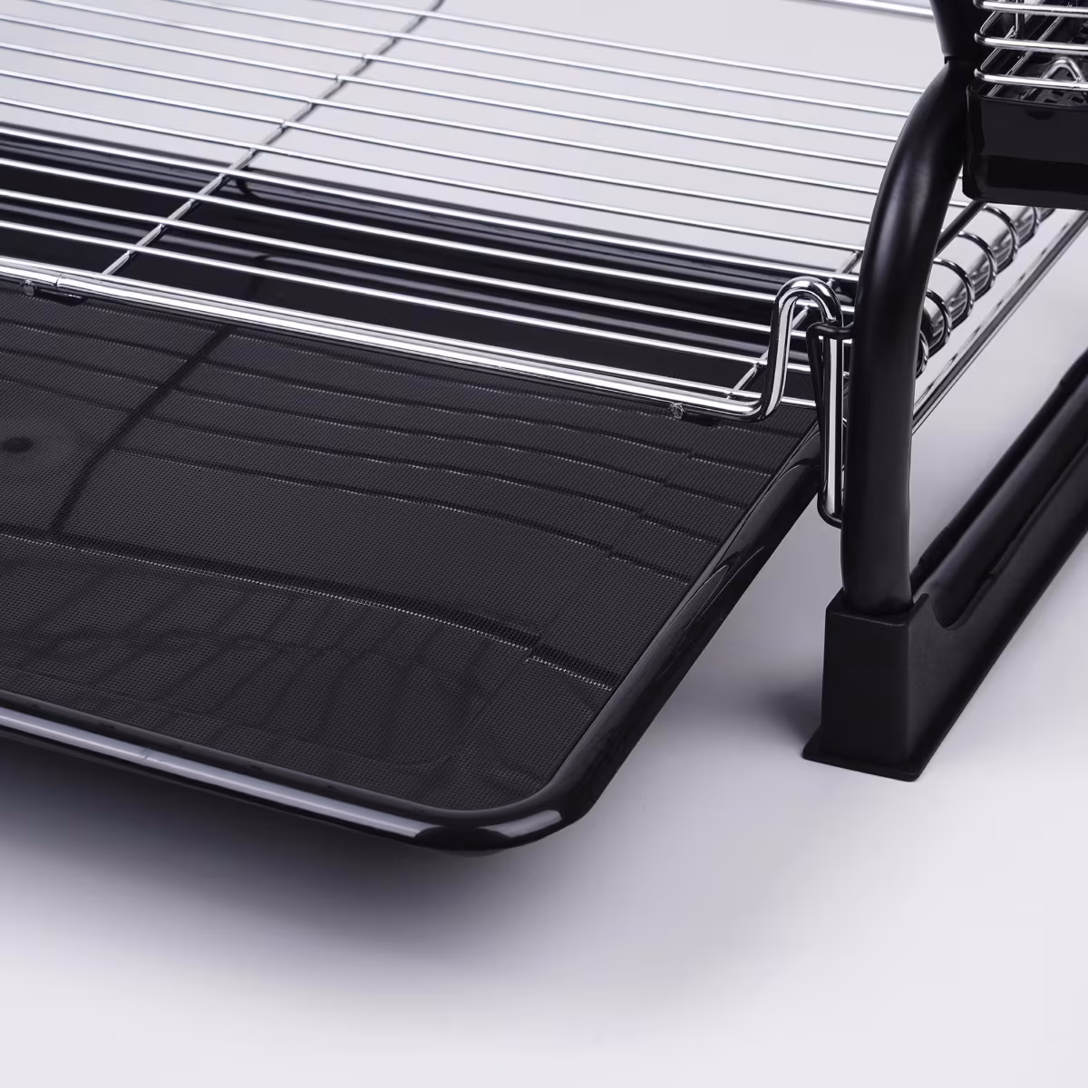 Orion Metal 2-Tier Dish Rack in Silver