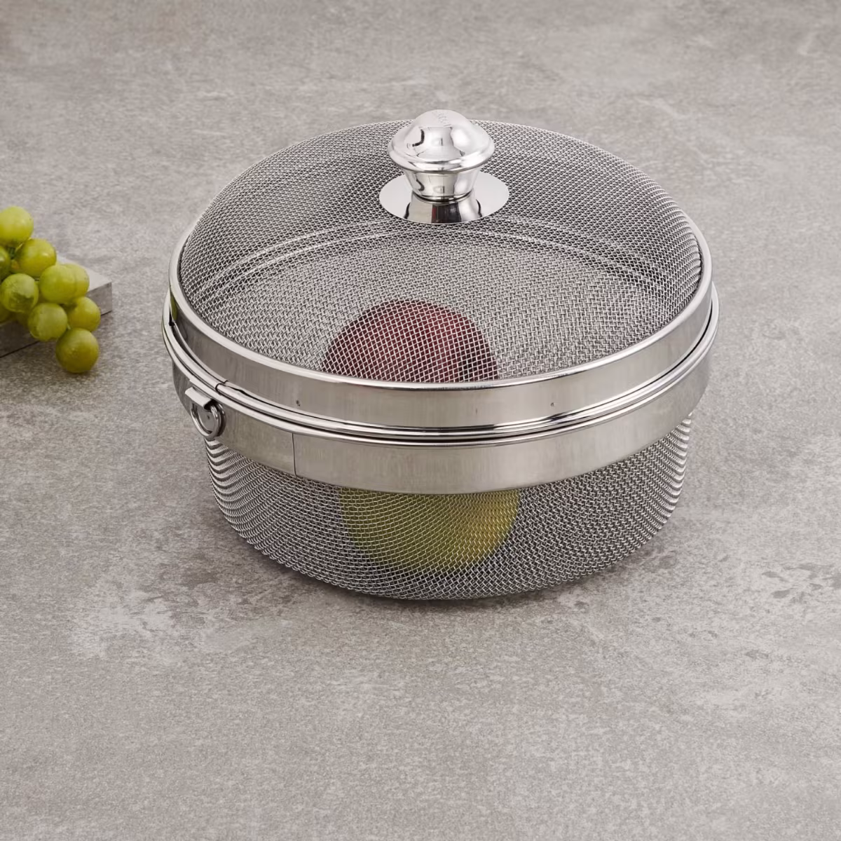 Ferrit Stainless Steel Multi-Utility Basket in Silver