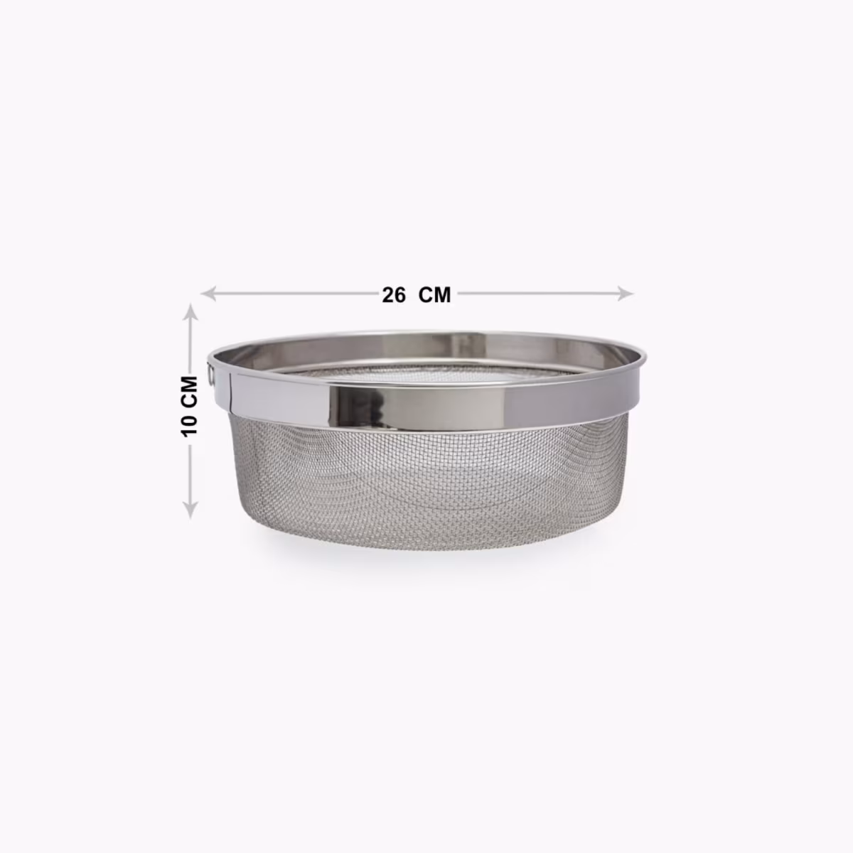 Ferrit Stainless Steel Multi-Utility Basket in Silver