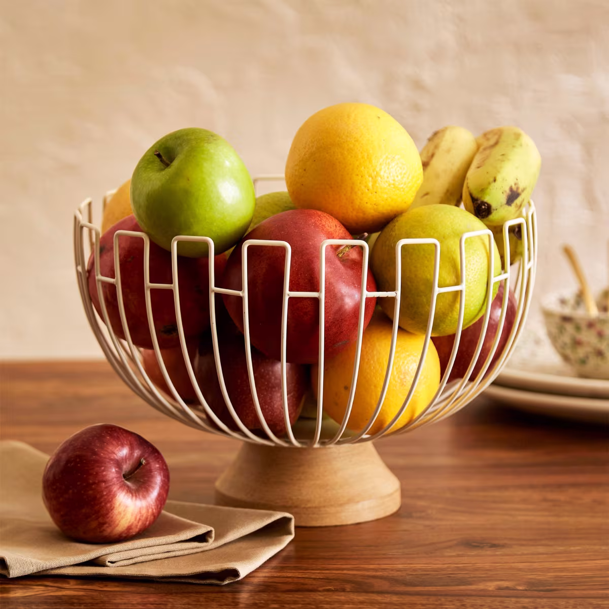 Mirage Metal Fruit Basket in Transparent