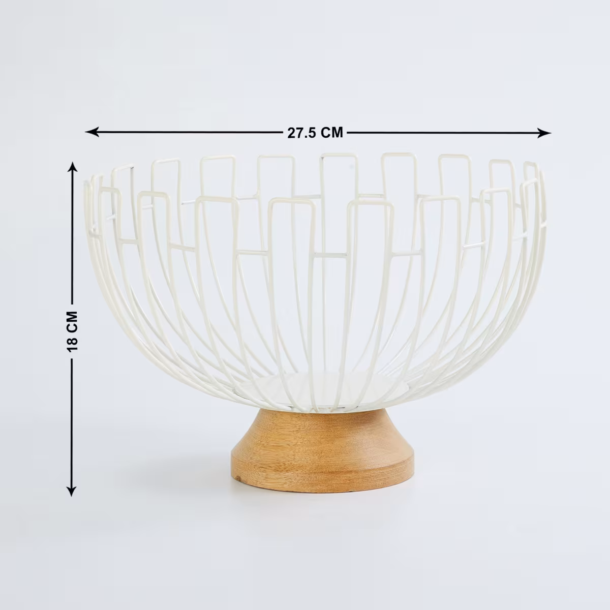 Mirage Metal Fruit Basket in Transparent
