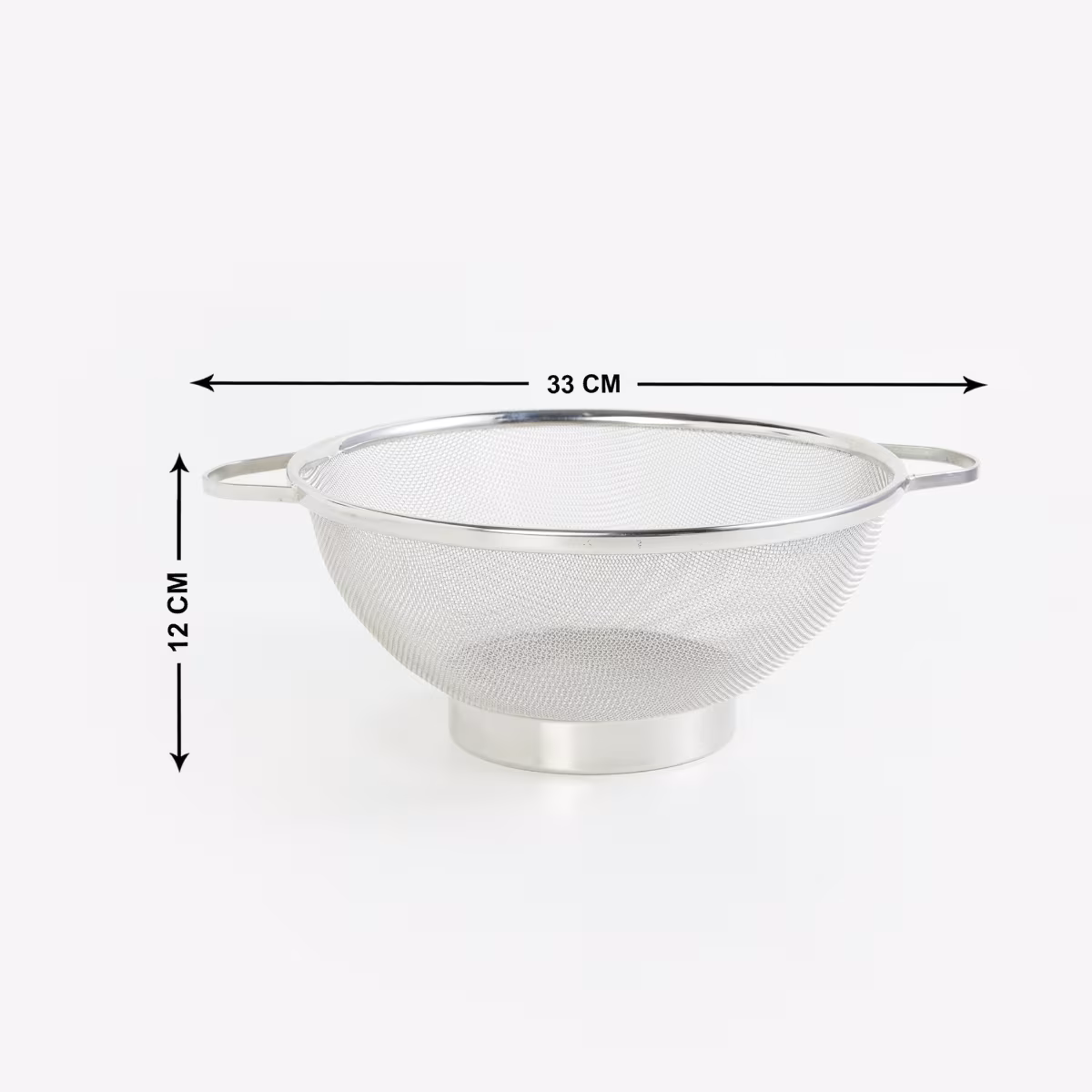 Ferrit Stainless Steel Colander Basket in Silver