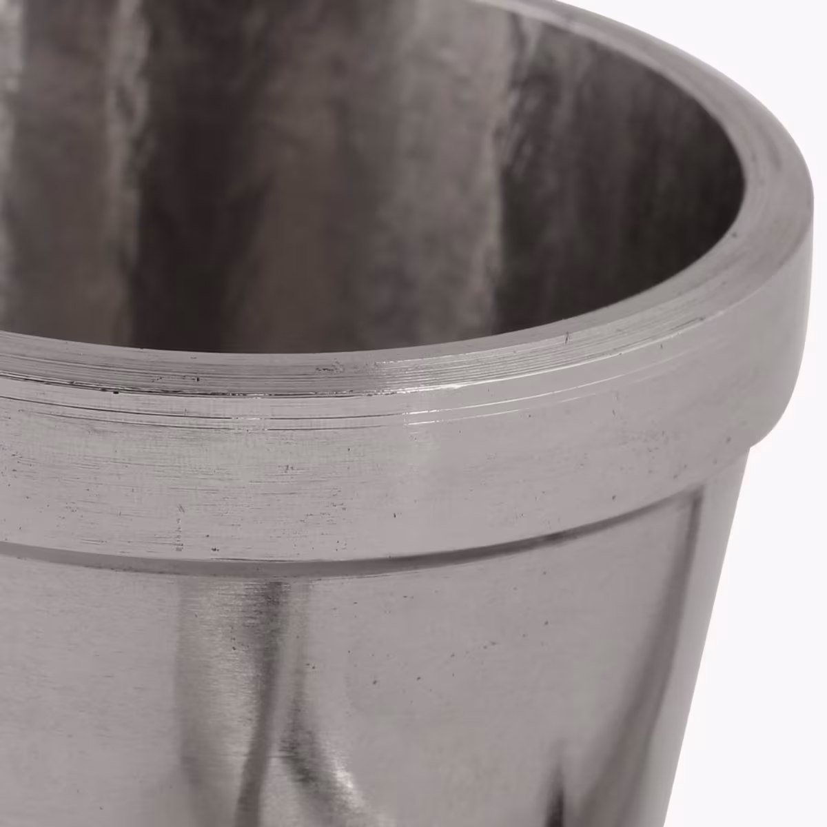Glovia Stainless Steel Hand Grinding Mortar and Pestle Set in Silver