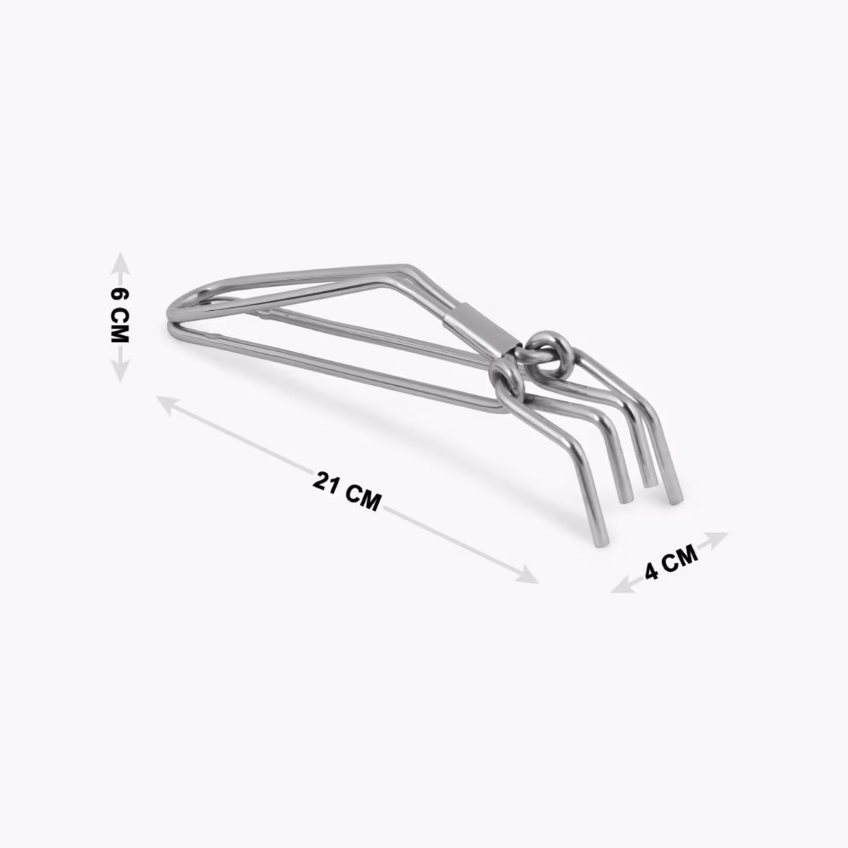 Ferrit Stainless Steel Wire Tong in Silver