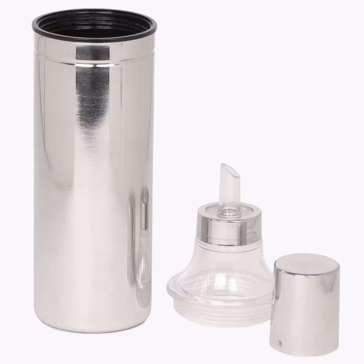 Glovia Stainless Steel Oil Can - 1L in Silver