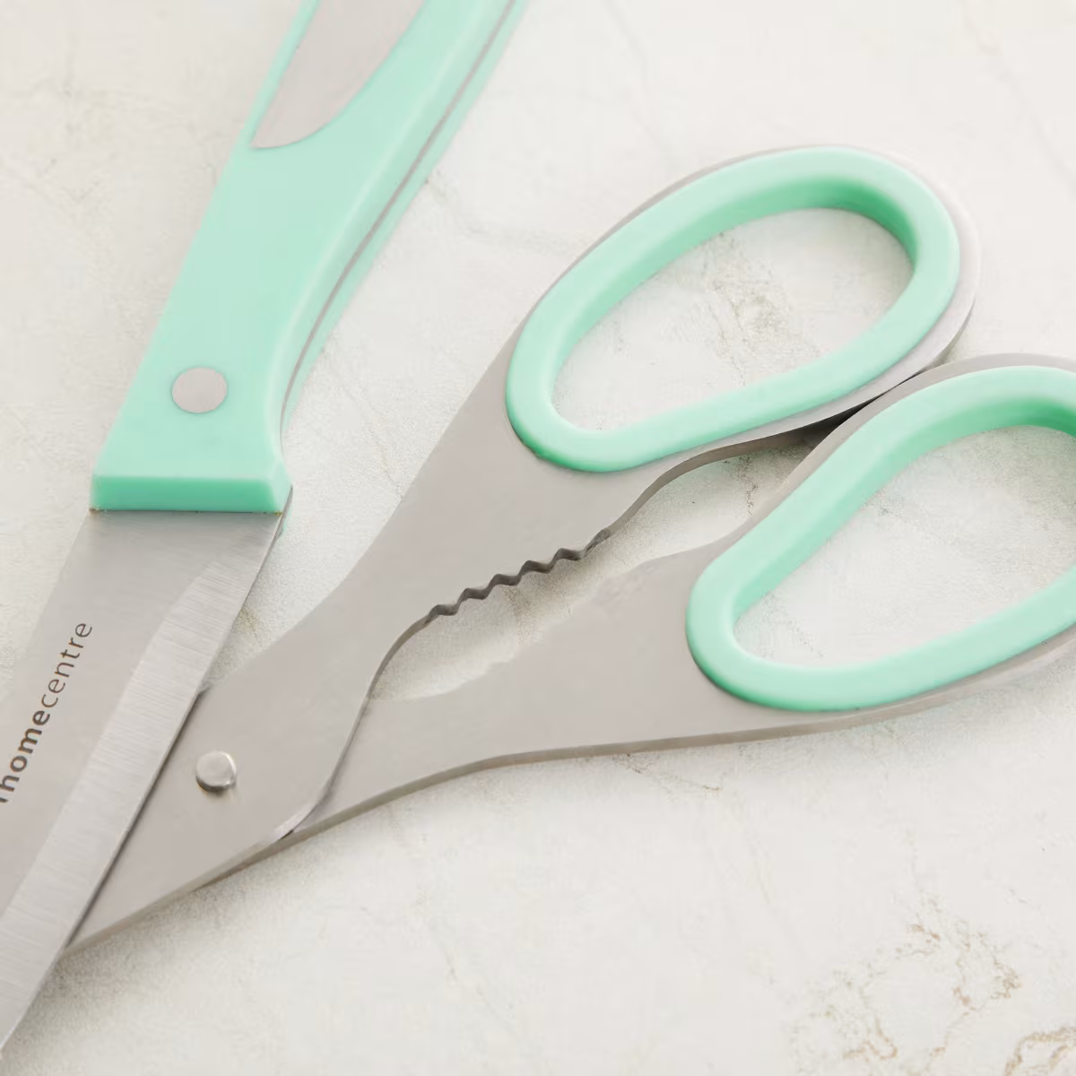 Chef Special 8Pcs Stainless Steel Rotating Knives Set in Teal