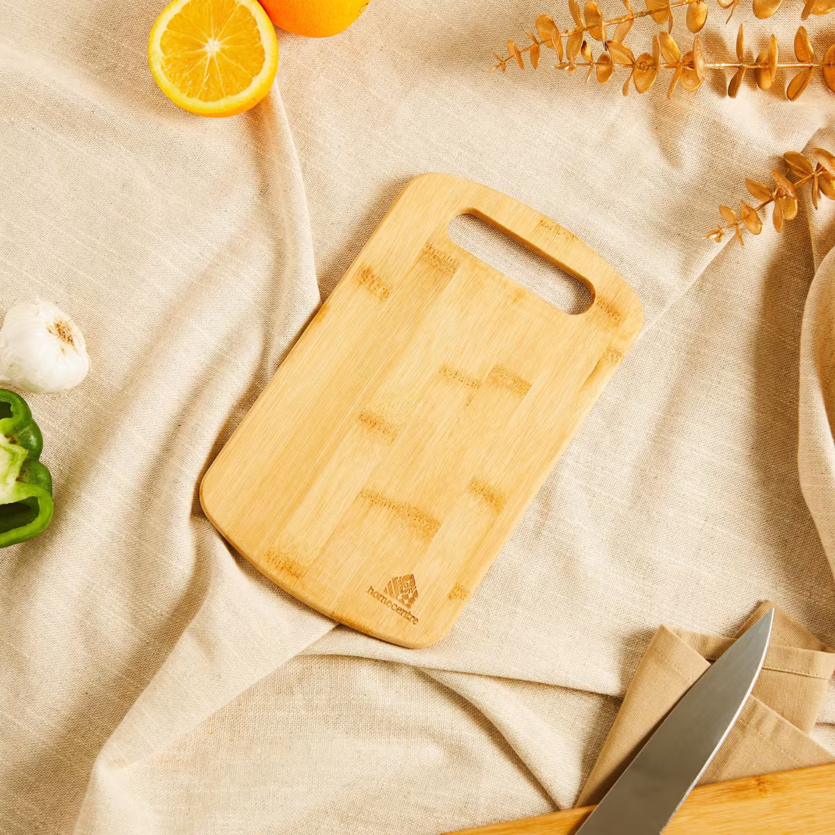 Spinel Bamboo Chopping Board in Brown