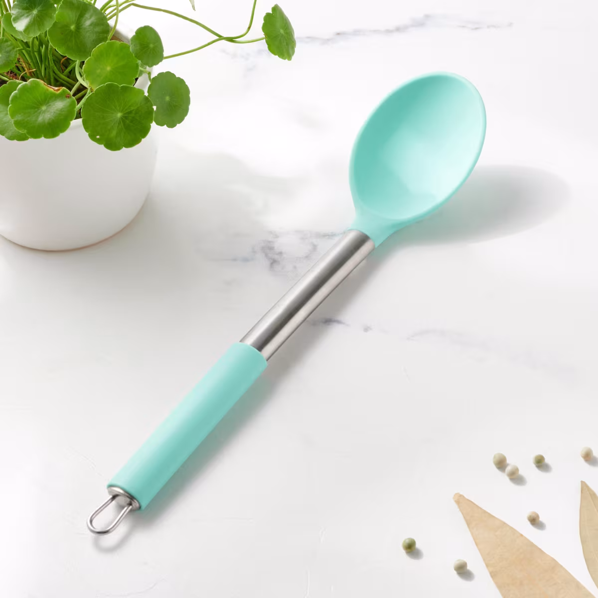 Valeria Doro Silicone Spoon in Teal