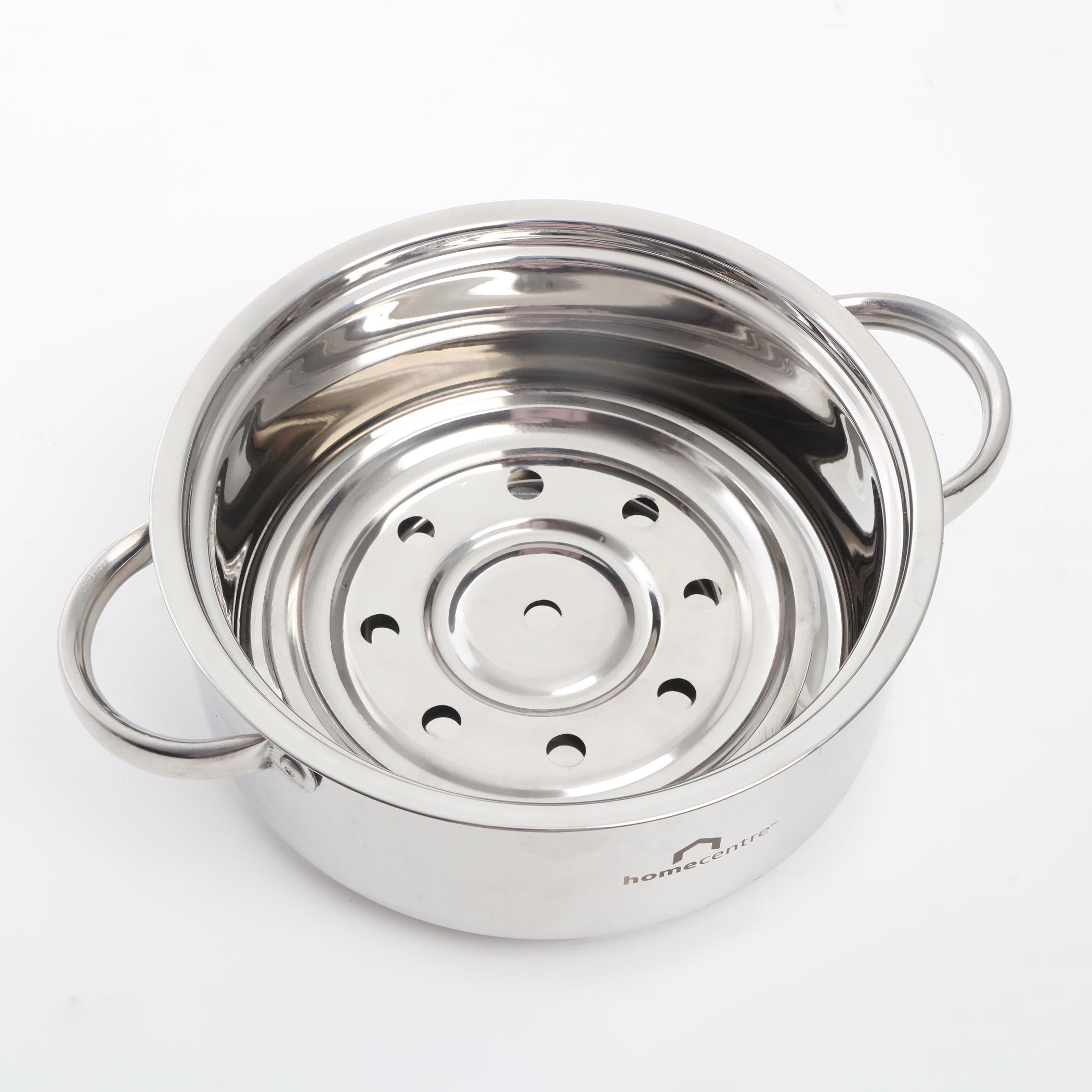 Rivago Claw Set of 2 Stainless Steel Insulated Casseroles in Silver