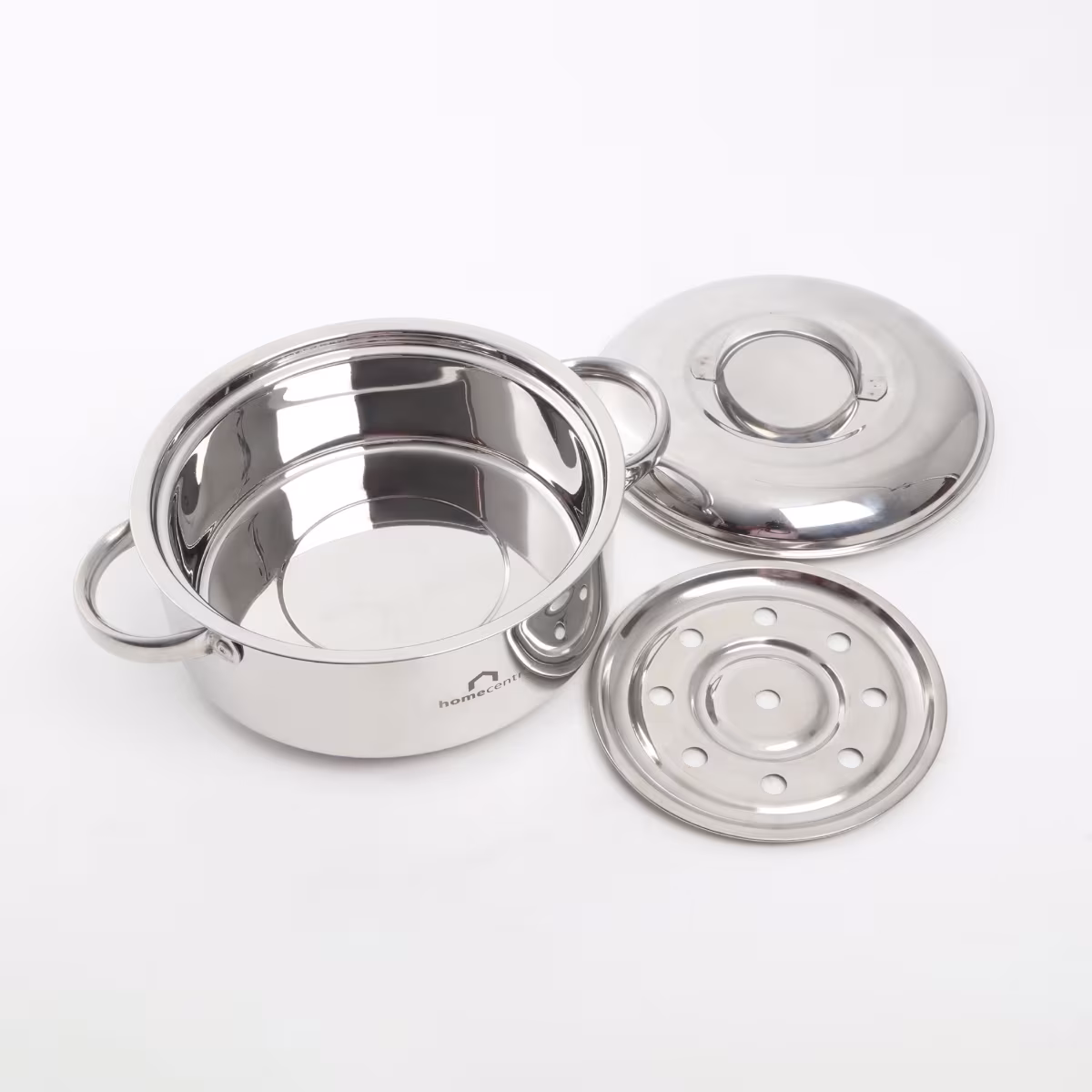 Rivago Claw Set of 2 Stainless Steel Insulated Casseroles in Silver
