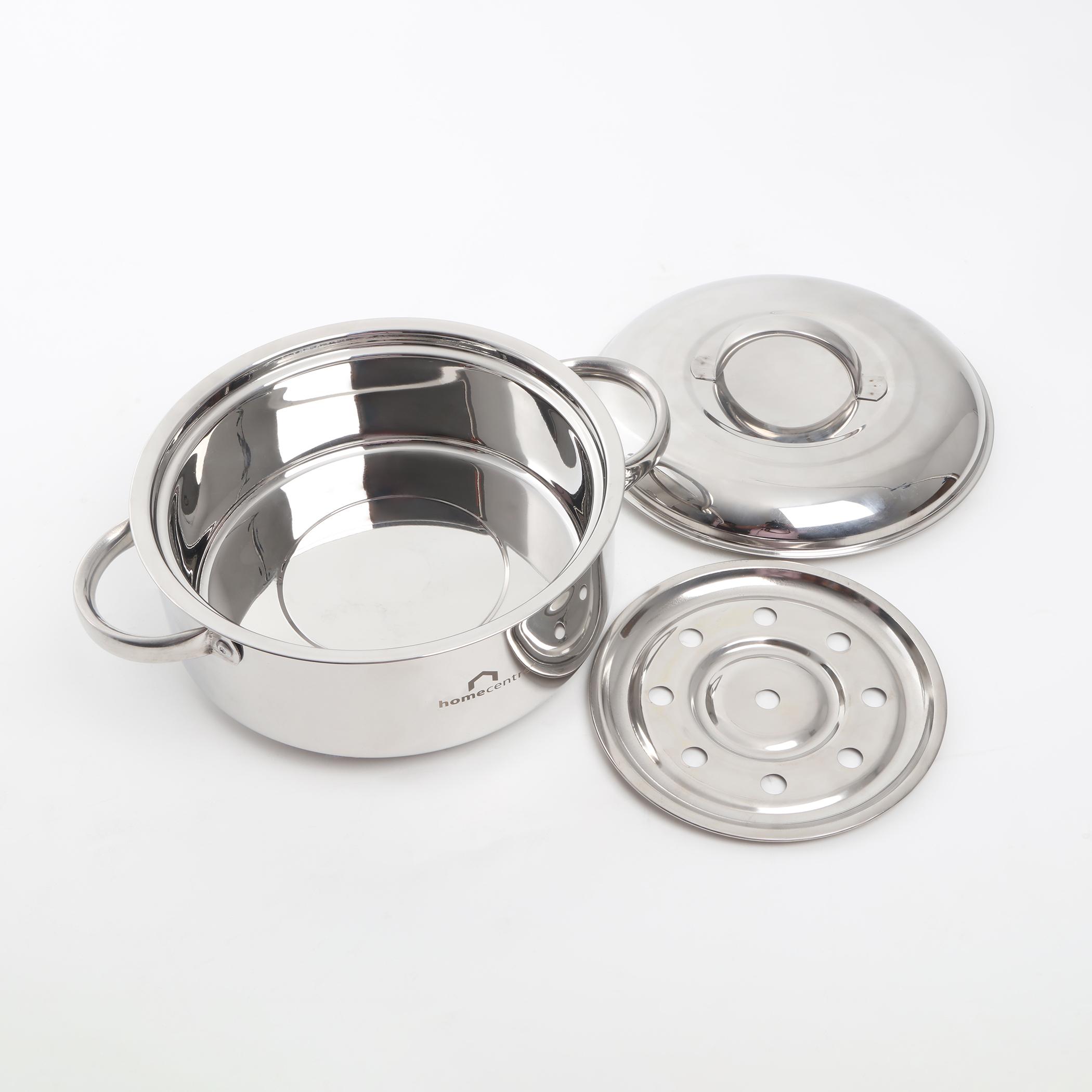 Rivago Claw Set of 2 Stainless Steel Insulated Casseroles in Silver