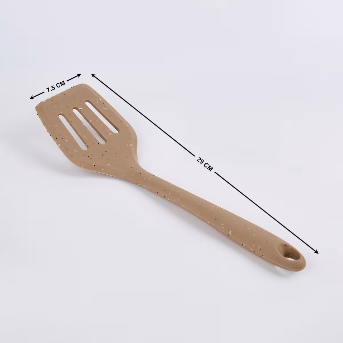 Marshmallow Aruba Silicone Slotted Turner in Beige