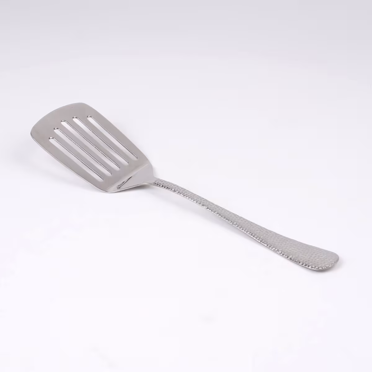 Glister Elke Stainless Steel Slotted Turner in Silver