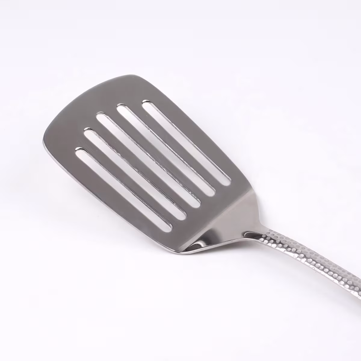 Glister Elke Stainless Steel Slotted Turner in Silver