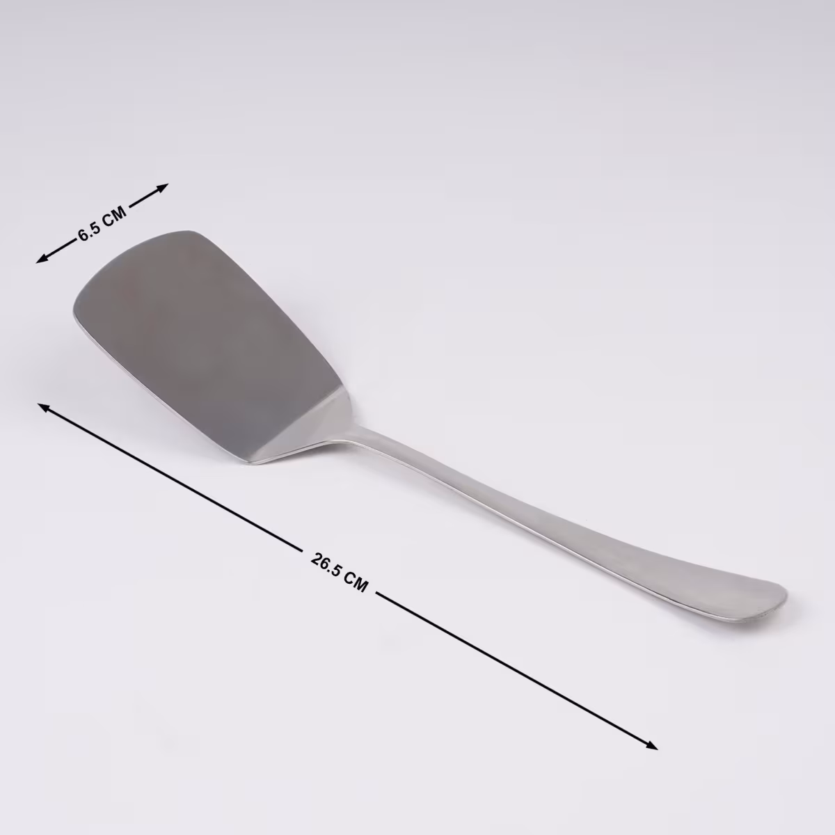 Glister Rosemary Stainless Steel Turner in Silver