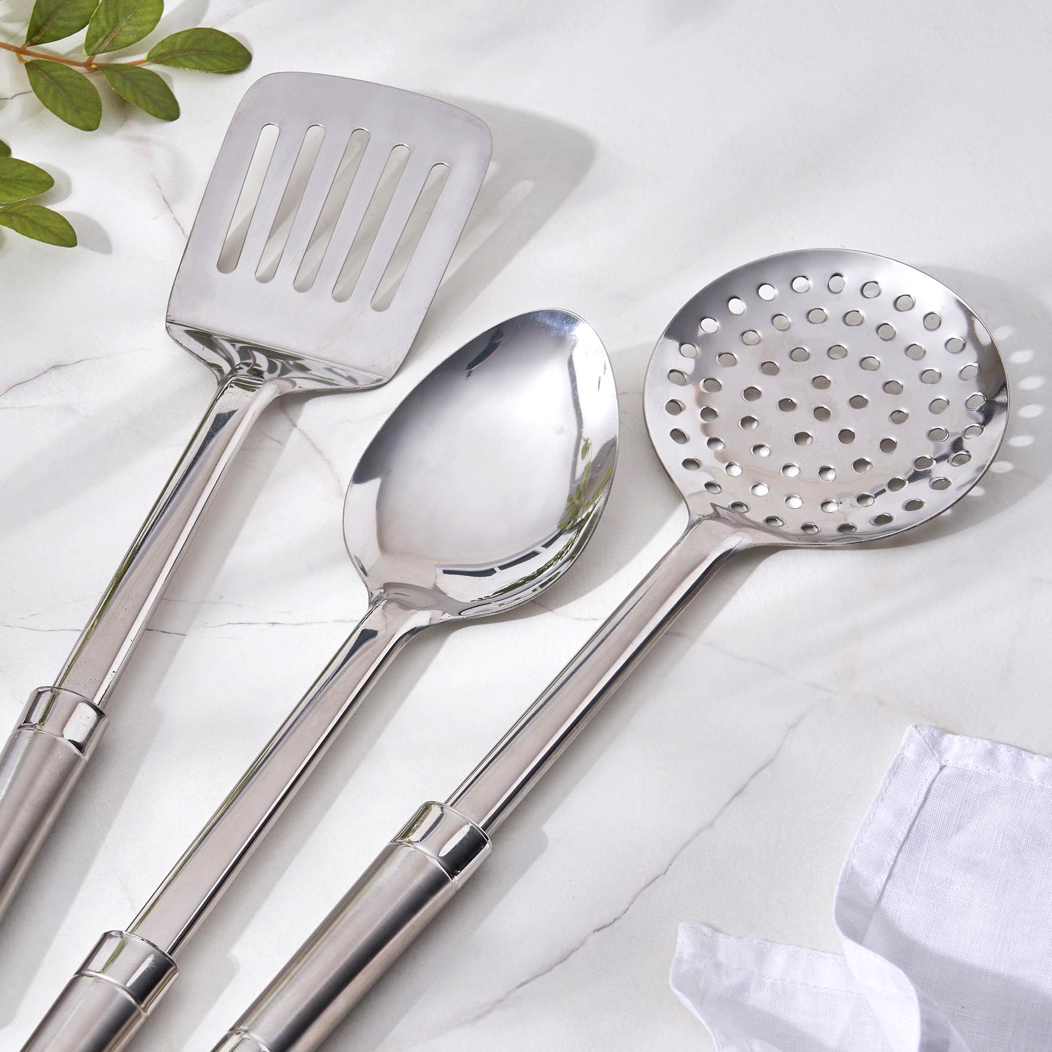 Ferrit Celik Stainless Steel Spoon in Silver