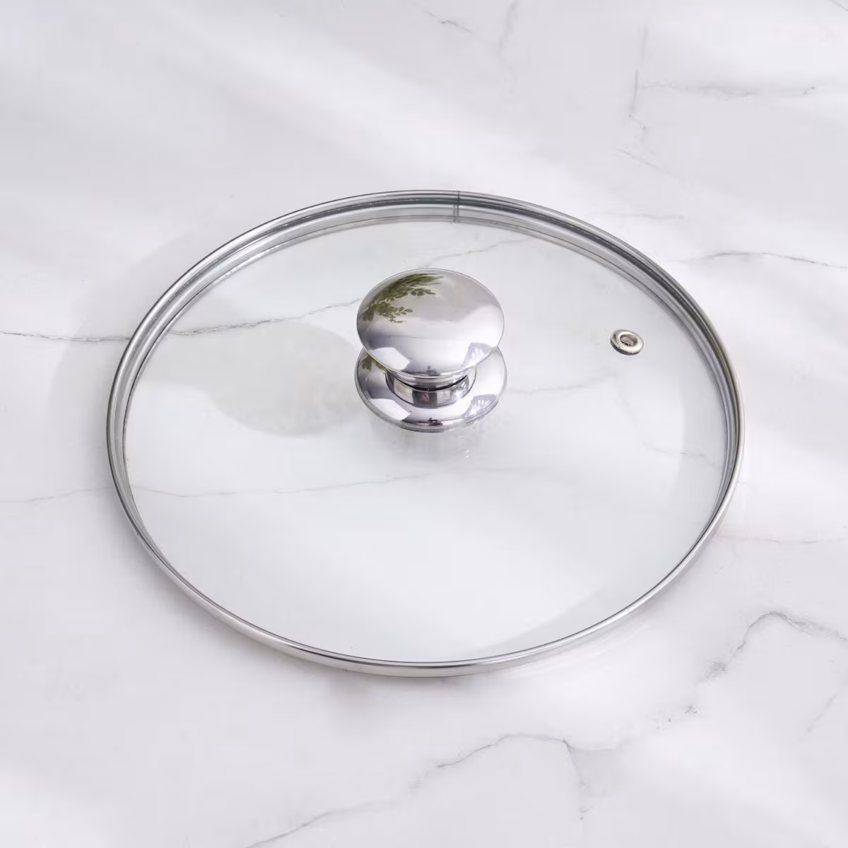 Adalyn Grit Glass Lid - 20.5cm in Transparent