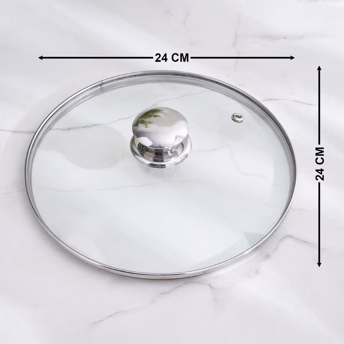 Adalyn Grit Glass Lid - 24cm in Transparent